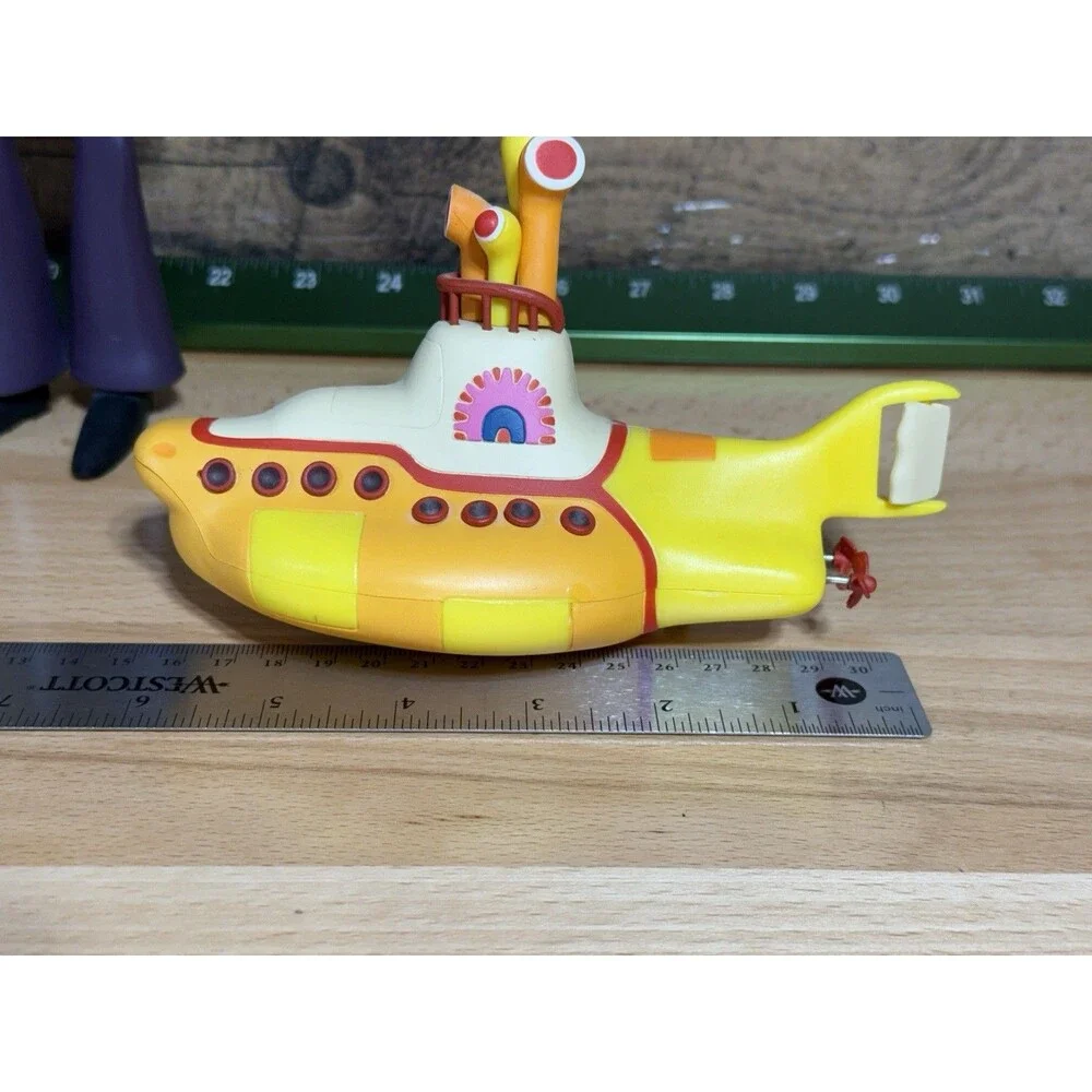 McFarlane The Beatles Yellow Submarine Figure With Submarine And Working